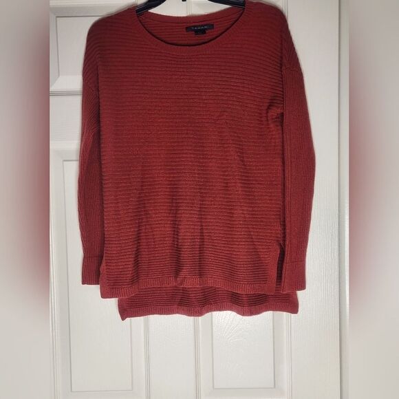 Tahari M Ginger MERINO WOOL Blend Knit Buttons Up Back Lngslvs Women's Sweater - Picture 1 of 10